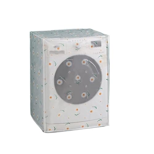Waschmaschinenabdeckung 2 Stück wasserdichte Toplader-/Frontlader-Waschmaschinenabdeckung, Sonnenschutz, Waschmaschinen-Wäscheschutzhüllen FüR Den Hausgebrauch(Front Loading 3) von MWAHJU