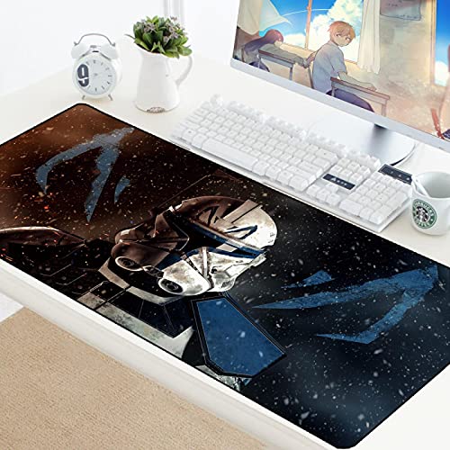 MWBLN Mauspad,90x40CM Große Gaming-Tastatur Mauspad, Computer Gamer Tablet Schreibtisch-Mauspad, mit Kantenverriegelung XL Office Play Mäusematten 800x300mm StarWars-067 von MWBLN