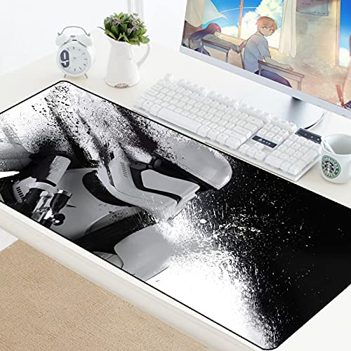 MWBLN Mauspad,90x40CM Große Gaming-Tastatur Mauspad, Computer Gamer Tablet Schreibtisch Mauspad,mit Kantenverriegelung XL Office Play Mäusematten 900x400mm StarWars-063 MWBLN Mauspad,90x40CM Große Gaming-Tastatur Mauspad, Computer Gamer Tablet Schreibtisch Mauspad,mit Kantenverriegelung XL Office Play Mäusematten 900x400mm StarWars-063 von IYVYI