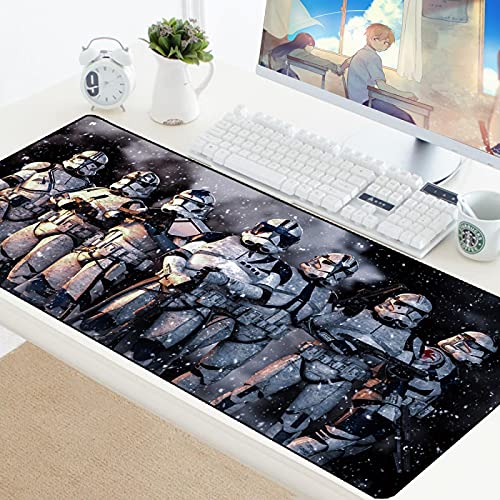 MWBLN 90x40CM Großes Gaming-Tastatur-Mauspad, Computer Gamer Tablet Schreibtisch-Mauspad Mit Kantenverriegelung XL Office Play 900x400mm StarWars-066 von MWBLN