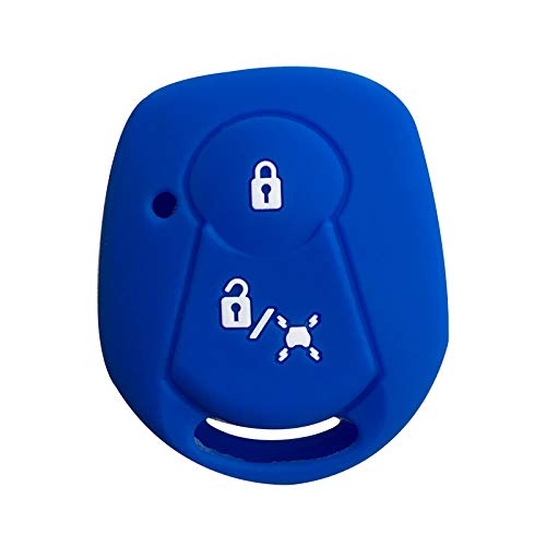 MWBLN Silica Gel Autoschlüsselabdeckung Kappe Schlüsselanhänger Abdeckung, Für SsangYong ACTYON Kyron REXTON 2 Fernbedienung Flip Key Case blau MWBLN Silica Gel Autoschlüsselabdeckung Kappe Schlüsselanhänger Abdeckung, Für SsangYong ACTYON Kyron REXTON 2 Fernbedienung Flip Key Case blau von MWBLN
