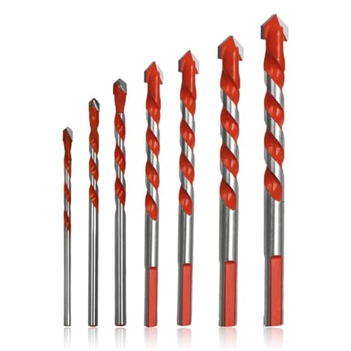 Mehrzweck Bohrer Set Multifunktionsbohrer Multibohrer,7-teiliges Set Betonbohrer Set bohrerset Bohrer Set Beton, Lange Holzbohrer Bohrer Set 3 mm, 4 mm,5 mm,6 mm,10 mm,12 mm für Die Holzbearbeitung Mehrzweck Bohrer Set Multifunktionsbohrer Multibohrer,7-teiliges Set Betonbohrer Set bohrerset Bohrer Set Beton, Lange Holzbohrer Bohrer Set 3 mm, 4 mm,5 mm,6 mm,10 mm,12 mm für Die Holzbearbeitung von MWUMRCM