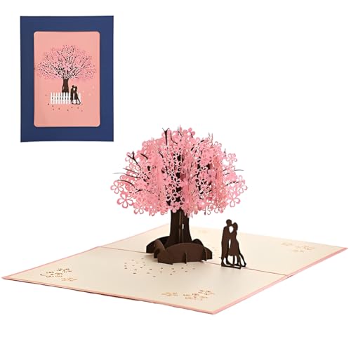 Pop-Up Hochzeitskarte, Just married 3D Geschenkkarte zur Hochzeit, edle Glückwunschkarte zur Hochzeit & Trauung, Geldgeschenk für Hochzeitsreise & Flitterwochen von Brautpaar von MWUMRCM