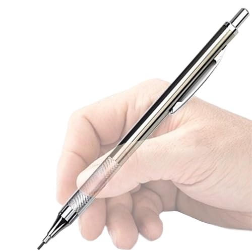 MWZBTG Mechanischer Bleistift - Automatisch Bewegbarer Minenstift - Edelstahl Schreibgerät Für Schule Studium Technische Zeichnungen Studenten Lehrer Heimwerken MWZBTG Mechanischer Bleistift - Automatisch Bewegbarer Minenstift - Edelstahl Schreibgerät Für Schule Studium Technische Zeichnungen Studenten Lehrer Heimwerken von MWZBTG