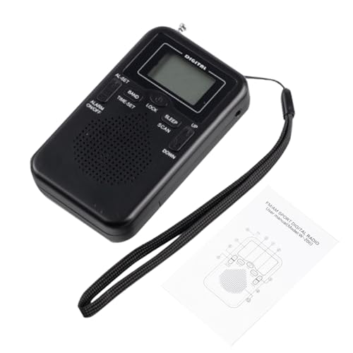 MWZBTG kleines transistorradio, 125 x 58 x 18 mm mini Radio, tragbare radios, taschenradio AM FM, Tragbares Transistor-Taschenradio mit Einer Trageschlaufe, batteriebetriebenes Transistorradio MWZBTG kleines transistorradio, 125 x 58 x 18 mm mini Radio, tragbare radios, taschenradio AM FM, Tragbares Transistor-Taschenradio mit Einer Trageschlaufe, batteriebetriebenes Transistorradio von MWZBTG