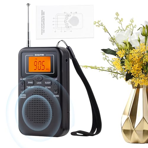 MWZBTG kleines transistorradio, 125 x 58 x 18 mm mini Radio, tragbare radios, taschenradio AM FM, Tragbares Transistor-Taschenradio mit Einer Trageschlaufe, batteriebetriebenes Transistorradio MWZBTG kleines transistorradio, 125 x 58 x 18 mm mini Radio, tragbare radios, taschenradio AM FM, Tragbares Transistor-Taschenradio mit Einer Trageschlaufe, batteriebetriebenes Transistorradio von MWZBTG