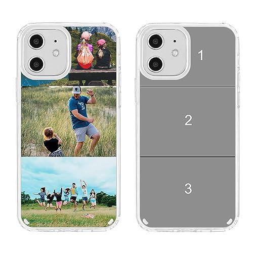 MXCUSTOM Personalisierte Handyhülle für Apple iPhone 12 Mini, Benutzerdefiniert Hülle mit Eigenem Foto Bild Text Schutzhülle [Weicher Polsterstoßfänger + Harter Rückseite] (HIC-TMP043) von MXCUSTOM