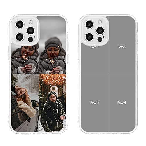 MXCUSTOM Personalisierte Handyhülle für Apple iPhone 12 Pro Max, Benutzerdefiniert Hülle mit Eigenem Foto Bild Text Individuelle Schutzhülle [Weicher Stoßfänger + Harter Rückseite](CHT-TMP049) von MXCUSTOM