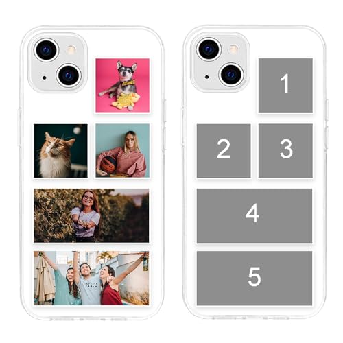 MXCUSTOM Personalisierte Handyhülle für Apple iPhone 15 Plus, Benutzerdefiniert Hülle mit Eigenem Foto Bild Text Individuelle Schutzhülle [Transparente Weiche TPU Dünn Stoßfest] (FXT-TMP040) von MXCUSTOM