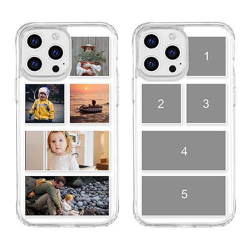 MXCUSTOM Personalisierte Handyhülle für Apple iPhone 15 Pro Max, Benutzerdefiniert Hülle mit Eigenem Foto Bild Text Individuelle Schutzhülle [Weicher Stoßfänger+Harter Rückseite](HIC-TMP040) von MXCUSTOM