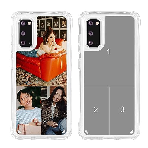 MXCUSTOM Personalisierte Handyhülle für Samsung Galaxy S20 / S20 5G, Benutzerdefiniert Hülle mit Eigenem Foto Bild Text Schutzhülle [Weicher Polsterstoßfänger + Harter Rückseite] (HIC-TMP048) von MXCUSTOM