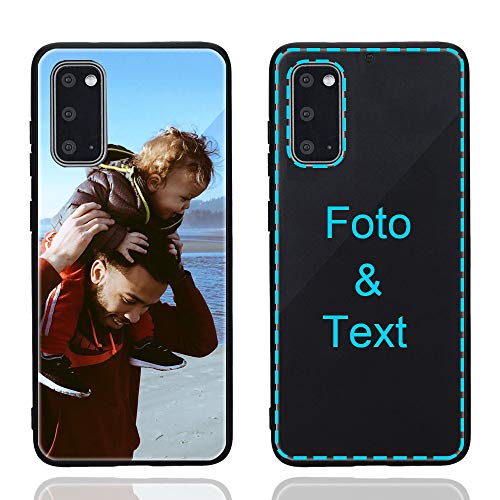 MXCUSTOM Personalisierte Handyhülle für Samsung Galaxy S20 / S20 5G, Benutzerdefiniert Kratzfest Gehärtetes Glas Weicher Stoßfänger Hülle Eigenem Foto Bild Text Individuelle Schutzhülle(GHS-BK-P1A) MXCUSTOM Personalisierte Handyhülle für Samsung Galaxy S20 / S20 5G, Benutzerdefiniert Kratzfest Gehärtetes Glas Weicher Stoßfänger Hülle Eigenem Foto Bild Text Individuelle Schutzhülle(GHS-BK-P1A) von MXCUSTOM