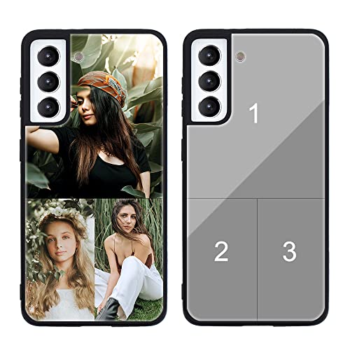 MXCUSTOM Personalisierte Handyhülle für Samsung Galaxy S21 FE 5G, Benutzerdefiniert Kratzfest Gehärtetes Glas Weicher Stoßfänger Hülle mit Eigenem Foto Bild Text Individuelle Schutzhülle, S21FE /5G MXCUSTOM Personalisierte Handyhülle für Samsung Galaxy S21 FE 5G, Benutzerdefiniert Kratzfest Gehärtetes Glas Weicher Stoßfänger Hülle mit Eigenem Foto Bild Text Individuelle Schutzhülle, S21FE /5G von MXCUSTOM
