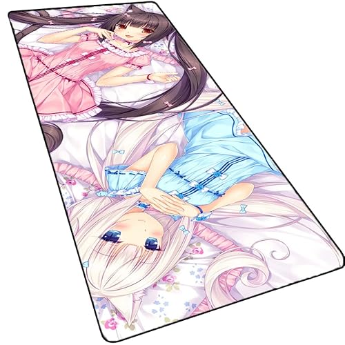 Großes Anime-Gaming-Mauspad Nekopara Chocolat Vanilla Azuki - Laptop-Mauspad Mit Genähtem Rand Und Rutschfester Gummiunterseite Für Computertastatur Und Mäuse - 80 x 30 cm Großes Anime-Gaming-Mauspad Nekopara Chocolat Vanilla Azuki - Laptop-Mauspad Mit Genähtem Rand Und Rutschfester Gummiunterseite Für Computertastatur Und Mäuse - 80 x 30 cm von MXDZA