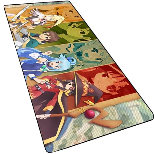 Japan Anime KonoSuba Megumin großes erweitertes Gaming-Mauspad, breit und lang, 80 x 30 cm von MXDZA