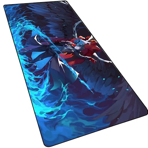 Japanisches Anime Persona 5 großes Mauspad, Persona5 erweitertes Gaming-Mauspad, rutschfeste Gummiunterseite, Tastatur-Pad mit genähten Kanten, Schreibtischunterlage für Gamer, 90 x 40 cm, mehrfarbig Japanisches Anime Persona 5 großes Mauspad, Persona5 erweitertes Gaming-Mauspad, rutschfeste Gummiunterseite, Tastatur-Pad mit genähten Kanten, Schreibtischunterlage für Gamer, 90 x 40 cm, mehrfarbig von MXDZA