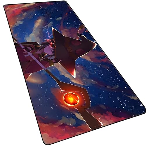 KonoSuba Japanisches Anime-Gaming-Mauspad mit genähten Kanten, 3 mm dick, verlängertes Mauspad, rutschfeste Gummiunterseite, Mauspad für Gamer, professionelle Sportarten, Büro und Zuhause, 89,9 x 39,9 KonoSuba Japanisches Anime-Gaming-Mauspad mit genähten Kanten, 3 mm dick, verlängertes Mauspad, rutschfeste Gummiunterseite, Mauspad für Gamer, professionelle Sportarten, Büro und Zuhause, 89,9 x 39,9 von MXDZA