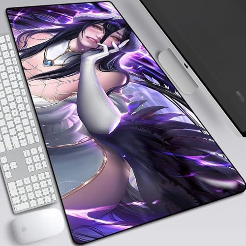Overlord Albedo erweitertes Mauspad, japanisches Anime-Gaming-Mauspad mit genähten Kanten, Ainz Ooal-Kleid, rutschfeste Gummiunterseite, Schreibtischunterlage für Gamer, Büro und Zuhause, 89,9 x 40,1 Overlord Albedo erweitertes Mauspad, japanisches Anime-Gaming-Mauspad mit genähten Kanten, Ainz Ooal-Kleid, rutschfeste Gummiunterseite, Schreibtischunterlage für Gamer, Büro und Zuhause, 89,9 x 40,1 von MXDZA