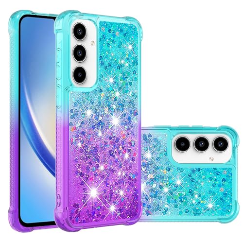 Flüssig Handy Hülle für Galaxy A56 Damen, Glitzersteine Fließend Quicksand Schutzhülle Bumper Handytasche Silikon TPU Handycase Gegen Kratze Schutzcover Ultradünne kompatibel mit Samsung Galaxy A56 Flüssig Handy Hülle für Galaxy A56 Damen, Glitzersteine Fließend Quicksand Schutzhülle Bumper Handytasche Silikon TPU Handycase Gegen Kratze Schutzcover Ultradünne kompatibel mit Samsung Galaxy A56 von MXFDOKD
