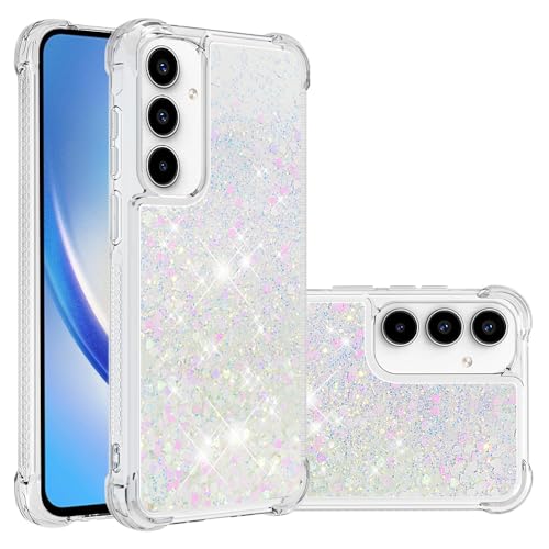 Galaxy A56 Glitzer Hülle Silikon, Blingmeister Flüssig Bewegende Treibsand Handy Hülle Fallschutz Hardcase Durchsichtig Silikon TPU Schutzhülle Stoßfest Handytasche kompatibel mit Samsung Galaxy A56 Galaxy A56 Glitzer Hülle Silikon, Blingmeister Flüssig Bewegende Treibsand Handy Hülle Fallschutz Hardcase Durchsichtig Silikon TPU Schutzhülle Stoßfest Handytasche kompatibel mit Samsung Galaxy A56 von MXFDOKD