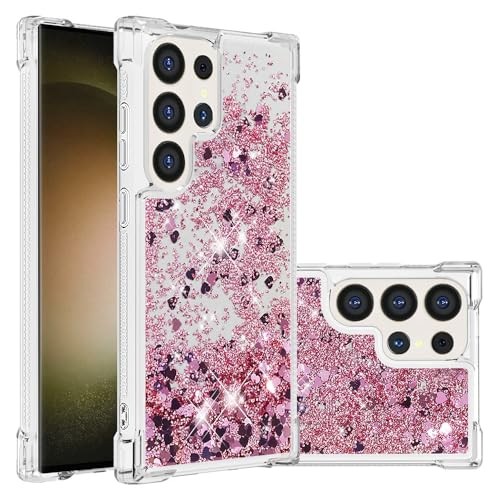 Galaxy S25 Ultra Schutzhülle Bling Roségold, Damen Silikon Handyhülle Bumper Taschen Glänzende Flüssig Treibsand Handytasche Niedliche Fallschutz Case Schlanke kompatibel mit Samsung Galaxy S25 Ultra Galaxy S25 Ultra Schutzhülle Bling Roségold, Damen Silikon Handyhülle Bumper Taschen Glänzende Flüssig Treibsand Handytasche Niedliche Fallschutz Case Schlanke kompatibel mit Samsung Galaxy S25 Ultra von MXFDOKD