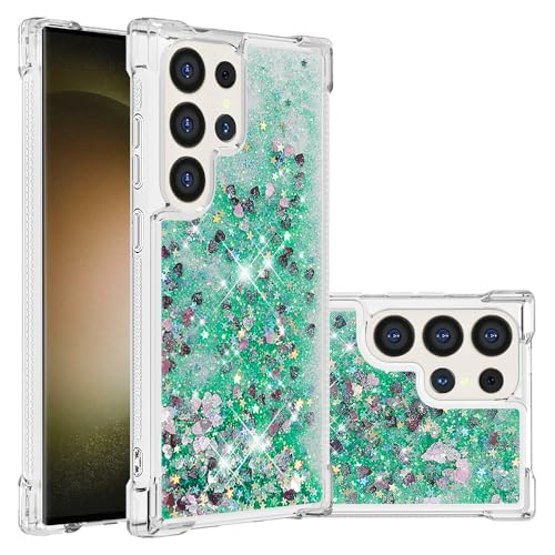 Glitzer Flüssig Handyhülle für Galaxy S24 Ultra Mädchen, Silikon Tasche Bumper Kratzfest Schutzhülle Glitter klar Flüssigkeit Handycover Vergilbungsbeständig kompatibel mit Samsung Galaxy S24 Ultra Glitzer Flüssig Handyhülle für Galaxy S24 Ultra Mädchen, Silikon Tasche Bumper Kratzfest Schutzhülle Glitter klar Flüssigkeit Handycover Vergilbungsbeständig kompatibel mit Samsung Galaxy S24 Ultra von MXFDOKD