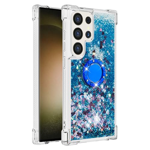Glitzer Flüssig Handyhülle für Galaxy S25 Ultra mit Ständer, Silikon Tasche Bumper Kratzfest Schutzhülle Glitter klar Flüssig Handycover Vergilbungsbeständig kompatibel mit Samsung Galaxy S25 Ultra Glitzer Flüssig Handyhülle für Galaxy S25 Ultra mit Ständer, Silikon Tasche Bumper Kratzfest Schutzhülle Glitter klar Flüssig Handycover Vergilbungsbeständig kompatibel mit Samsung Galaxy S25 Ultra von MXFDOKD