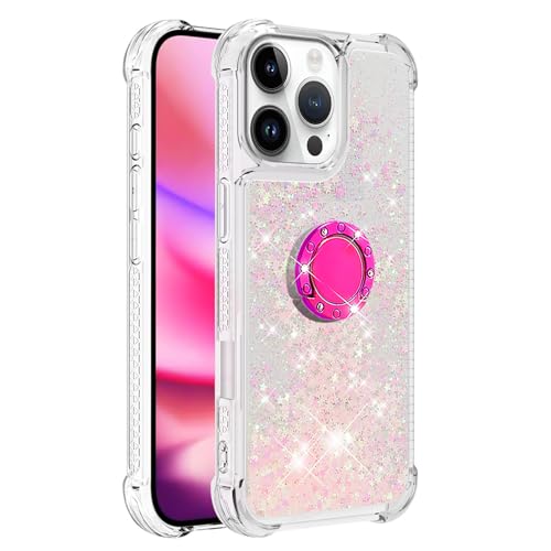 Glitzer Handyhülle Kratzfest für iPhone 16 Pro Max, Weich Silikon Handyhülle Bling Flüssigkeit Schutztasche mit Ring Halterung Stoßfest Schutz Hülle TPU Sternenlicht kompatibel mit iPhone 16 Pro Max Glitzer Handyhülle Kratzfest für iPhone 16 Pro Max, Weich Silikon Handyhülle Bling Flüssigkeit Schutztasche mit Ring Halterung Stoßfest Schutz Hülle TPU Sternenlicht kompatibel mit iPhone 16 Pro Max von MXFDOKD
