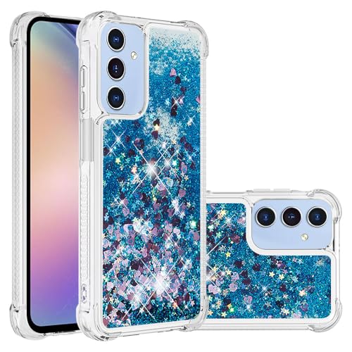 Glitzer Handyhülle für Galaxy A25 5G, Damen Flüssig Bewegende Treibsand Glänzende Hüllen Fallschutz Handycase Silikon Schutzhülle Stoßfeste Schutztasche Kratzfest kompatibel mit Samsung Galaxy A25 5G Glitzer Handyhülle für Galaxy A25 5G, Damen Flüssig Bewegende Treibsand Glänzende Hüllen Fallschutz Handycase Silikon Schutzhülle Stoßfeste Schutztasche Kratzfest kompatibel mit Samsung Galaxy A25 5G von MXFDOKD