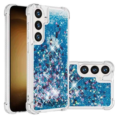 Glitzer Handyhülle für Galaxy S25 Plus, Damen Flüssig Bewegende Treibsand Glänzende Hüllen Fallschutz Handycase Silikon TPU Schutzhülle Stoßfeste Schutztasche kompatibel mit Samsung Galaxy S25 Plus Glitzer Handyhülle für Galaxy S25 Plus, Damen Flüssig Bewegende Treibsand Glänzende Hüllen Fallschutz Handycase Silikon TPU Schutzhülle Stoßfeste Schutztasche kompatibel mit Samsung Galaxy S25 Plus von MXFDOKD