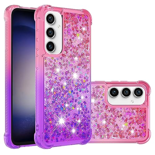 Glitzer Hülle Silikon für Galaxy S23 FE, Bling Flüssig Bewegende Treibsand Handyhülle Fallschutz Case TPU Transparent Schutz Tasche Stoßfeste Quicksand Schutzhülle kompatibel mit Samsung Galaxy S23 FE Glitzer Hülle Silikon für Galaxy S23 FE, Bling Flüssig Bewegende Treibsand Handyhülle Fallschutz Case TPU Transparent Schutz Tasche Stoßfeste Quicksand Schutzhülle kompatibel mit Samsung Galaxy S23 FE von MXFDOKD