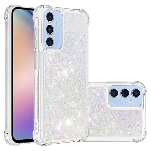 Glitzer Hülle für Galaxy A16, Blingmeister Flüssig Bewegende Treibsand Handy Hülle Fallschutz Hardcase Durchsichtig Silikon TPU Schutzhülle Stoßfest Handytasche kompatibel mit Samsung Galaxy A16 Glitzer Hülle für Galaxy A16, Blingmeister Flüssig Bewegende Treibsand Handy Hülle Fallschutz Hardcase Durchsichtig Silikon TPU Schutzhülle Stoßfest Handytasche kompatibel mit Samsung Galaxy A16 von MXFDOKD