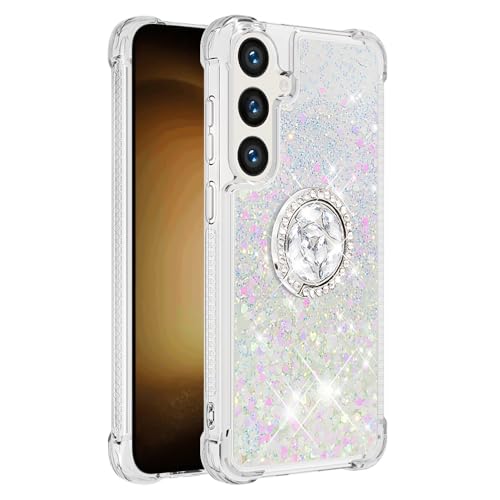 Glitzer Hülle für Galaxy S24 FE Mädchen, Bling Flüssig Bewegende Handy Hülle Fallschutz Handyhülle mit Ständer Durchsichtig Silikon Schutzhülle Stoßfest Tasche kompatibel mit Samsung Galaxy S24 FE Glitzer Hülle für Galaxy S24 FE Mädchen, Bling Flüssig Bewegende Handy Hülle Fallschutz Handyhülle mit Ständer Durchsichtig Silikon Schutzhülle Stoßfest Tasche kompatibel mit Samsung Galaxy S24 FE von MXFDOKD