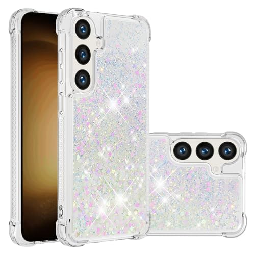 Glitzer Hülle für Galaxy S24 Plus, Bling Flüssig Bewegende Treibsand Handy Hülle Fallschutz Hardcase Durchsichtig Silikon TPU Schutzhülle Stoßfest Tasche kompatibel mit Samsung Galaxy S24 Plus Glitzer Hülle für Galaxy S24 Plus, Bling Flüssig Bewegende Treibsand Handy Hülle Fallschutz Hardcase Durchsichtig Silikon TPU Schutzhülle Stoßfest Tasche kompatibel mit Samsung Galaxy S24 Plus von MXFDOKD