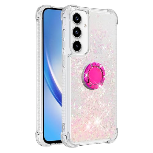 Glitzer Schutzhülle für Galaxy A56 Damen, Soft TPU Handyhülle mit Ständer Bling Flüssigkeit Schutztasche Stoßfest Vergilbungsbeständig Silikon Hülle Fallschutz kompatibel mit Samsung Galaxy A56 Glitzer Schutzhülle für Galaxy A56 Damen, Soft TPU Handyhülle mit Ständer Bling Flüssigkeit Schutztasche Stoßfest Vergilbungsbeständig Silikon Hülle Fallschutz kompatibel mit Samsung Galaxy A56 von MXFDOKD