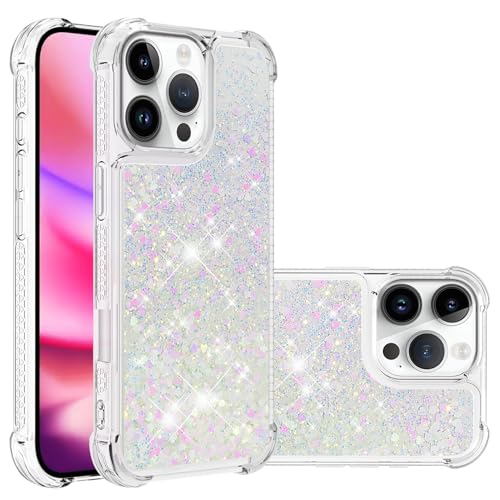 Glitzer Schutzhülle für iPhone 16 Pro, Bling Flüssig Bewegende Treibsandg Handy Hülle Fallschutz Case Durchsichtig Silikon TPU Handycover Stoßfest Schutztasche kompatibel mit iPhone 16 Pro Glitzer Schutzhülle für iPhone 16 Pro, Bling Flüssig Bewegende Treibsandg Handy Hülle Fallschutz Case Durchsichtig Silikon TPU Handycover Stoßfest Schutztasche kompatibel mit iPhone 16 Pro von MXFDOKD