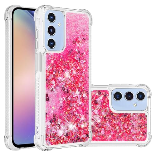 Glitzer Silikon Handyhülle für Galaxy A16, Bling Fließend Quicksand Schutzhülle Kratzfest Durchsichtige Handytasche Schlanke Bumpercase Vergilbungsbeständig Hülle kompatibel mit Samsung Galaxy A16 Glitzer Silikon Handyhülle für Galaxy A16, Bling Fließend Quicksand Schutzhülle Kratzfest Durchsichtige Handytasche Schlanke Bumpercase Vergilbungsbeständig Hülle kompatibel mit Samsung Galaxy A16 von MXFDOKD
