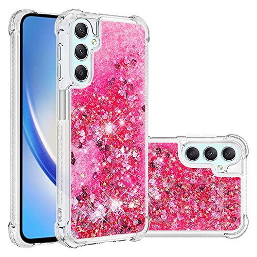 Glitzer Silikon Handyhülle für Galaxy A24, Bling Fließend Quicksand Schutzhülle Kratzfest Durchsichtige Handytasche Schlanke Bumpercase Vergilbungsbeständig Hülle kompatibel mit Samsung Galaxy A24 Glitzer Silikon Handyhülle für Galaxy A24, Bling Fließend Quicksand Schutzhülle Kratzfest Durchsichtige Handytasche Schlanke Bumpercase Vergilbungsbeständig Hülle kompatibel mit Samsung Galaxy A24 von MXFDOKD