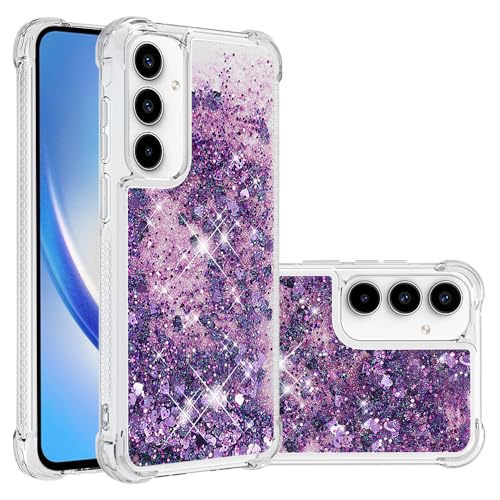 Silikon Hülle für Galaxy A56, Bling Transparent Schutz Hülle Fließende Flüssigkeit schwimmt Glitzer Handyhülle Kratzfest Handyhülle TPU Schutztasche Bumper Cover kompatibel mit Samsung Galaxy A56 Silikon Hülle für Galaxy A56, Bling Transparent Schutz Hülle Fließende Flüssigkeit schwimmt Glitzer Handyhülle Kratzfest Handyhülle TPU Schutztasche Bumper Cover kompatibel mit Samsung Galaxy A56 von MXFDOKD