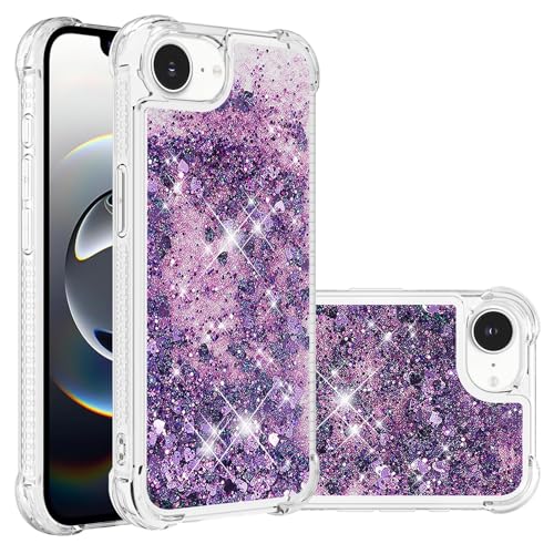 Silikon Schutzhülle für iPhone SE 2025 Handytasche Glitzer, Damen Transparent Flüssig Bewegende Treibsand Handyhülle Bumper Case Bling Kratzfest Taschen kompatibel mit iPhone 16E/SE 2025 Max Silikon Schutzhülle für iPhone SE 2025 Handytasche Glitzer, Damen Transparent Flüssig Bewegende Treibsand Handyhülle Bumper Case Bling Kratzfest Taschen kompatibel mit iPhone 16E/SE 2025 Max von MXFDOKD