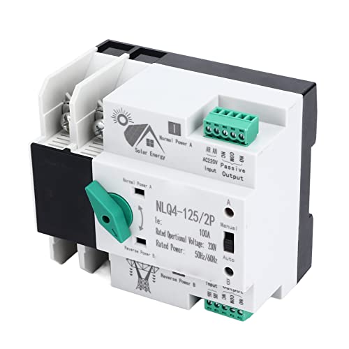 MXGZ Transferschalter, 230V AC 100A Dual Power Durable Main Transfer Switch Stabile Übertragung für Fabrik von MXGZ