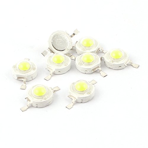 10 Stück Dioden Weißes Licht emittierende Diodenchip-LED-Schottky-Dioden 1W 100LM Komponente von MXITA