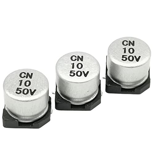 Kondensatoren 100 Stück unpolarer SMD-Aluminium-Elektrolytkondensator 100UF220UF6.3V10V16V50V Mixer-Mikrofon Komponente von MXITA