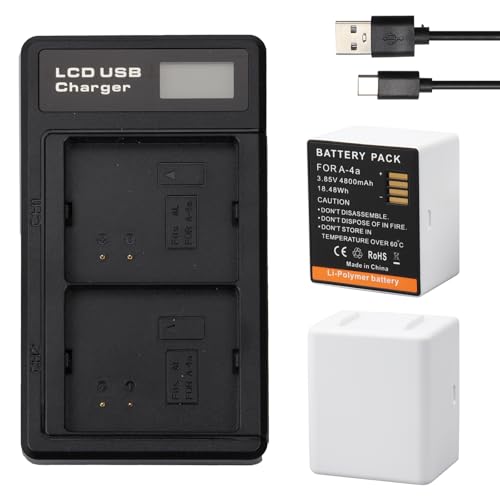 MXJFYY 2 Stück 5000 mAh wiederaufladbare Batterien kompatibel mit Arlo Pro 3 Kamera mit doppelter Ladestation, Akku für Arlo Pro 4 Modelle VMA5400 VMC5040 VMS5240 VMC4040P VMC4041P MXJFYY 2 Stück 5000 mAh wiederaufladbare Batterien kompatibel mit Arlo Pro 3 Kamera mit doppelter Ladestation, Akku für Arlo Pro 4 Modelle VMA5400 VMC5040 VMS5240 VMC4040P VMC4041P von MXJFYY
