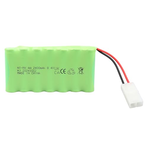 MXJFYY 8,4 V 2400 mAh NI-MH-Akku mit KET 2P-Anschluss, AA RC-Akku für RC-Auto, RC-Panzer, RC-Boot, Beleuchtung, Elektrowerkzeuge, Haushaltsgeräte, BAU-LKW, Muldenkipper MXJFYY 8,4 V 2400 mAh NI-MH-Akku mit KET 2P-Anschluss, AA RC-Akku für RC-Auto, RC-Panzer, RC-Boot, Beleuchtung, Elektrowerkzeuge, Haushaltsgeräte, BAU-LKW, Muldenkipper von MXJFYY