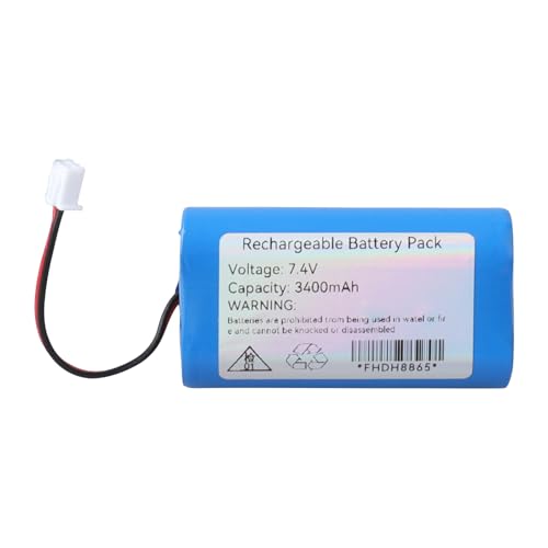 MXJFYY Li-Ionen-Akku, 7,4 V, 2500 mAh, kompatibel mit Lautsprechern, X6-Sendern, tragbarem DVD-Player, ferngesteuertem Spielzeug, Bluetooth-Lautsprecher, Außenleuchten usw. MXJFYY Li-Ionen-Akku, 7,4 V, 2500 mAh, kompatibel mit Lautsprechern, X6-Sendern, tragbarem DVD-Player, ferngesteuertem Spielzeug, Bluetooth-Lautsprecher, Außenleuchten usw. von MXJFYY