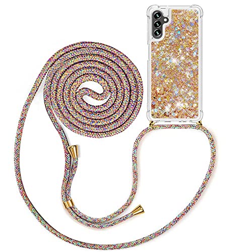 MXKOCO Handykette kompatibel mit Google Pixel 7 Pro Glitzer Flüssig Bewegende Treibsand Hülle mit Band Umhängetaschen+Hüllen mit Umhängeband Handykordel mit Schutzhülle Stylische Kette mit Hülle MXKOCO Handykette kompatibel mit Google Pixel 7 Pro Glitzer Flüssig Bewegende Treibsand Hülle mit Band Umhängetaschen+Hüllen mit Umhängeband Handykordel mit Schutzhülle Stylische Kette mit Hülle von MXKOCO