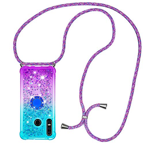 MXKOCO Handykette kompatibel mit Huawei P30 Lite Glitzer Flüssig Bewegende Treibsand Hülle mit Band Umhängetaschen+Hüllen mit Umhängeband Handykordel mit Schutzhülle Stylische Kette mit Hülle MXKOCO Handykette kompatibel mit Huawei P30 Lite Glitzer Flüssig Bewegende Treibsand Hülle mit Band Umhängetaschen+Hüllen mit Umhängeband Handykordel mit Schutzhülle Stylische Kette mit Hülle von MXKOCO