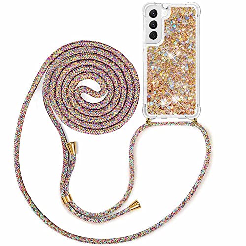 MXKOCO Handykette kompatibel mit Samsung Galaxy S23 Plus Glitzer Flüssig Bewegende Treibsand Hülle mit Band Umhängetaschen+Hüllen mit Umhängeband Handykordel mit Schutzhülle Stylische Kette mit Hülle MXKOCO Handykette kompatibel mit Samsung Galaxy S23 Plus Glitzer Flüssig Bewegende Treibsand Hülle mit Band Umhängetaschen+Hüllen mit Umhängeband Handykordel mit Schutzhülle Stylische Kette mit Hülle von MXKOCO