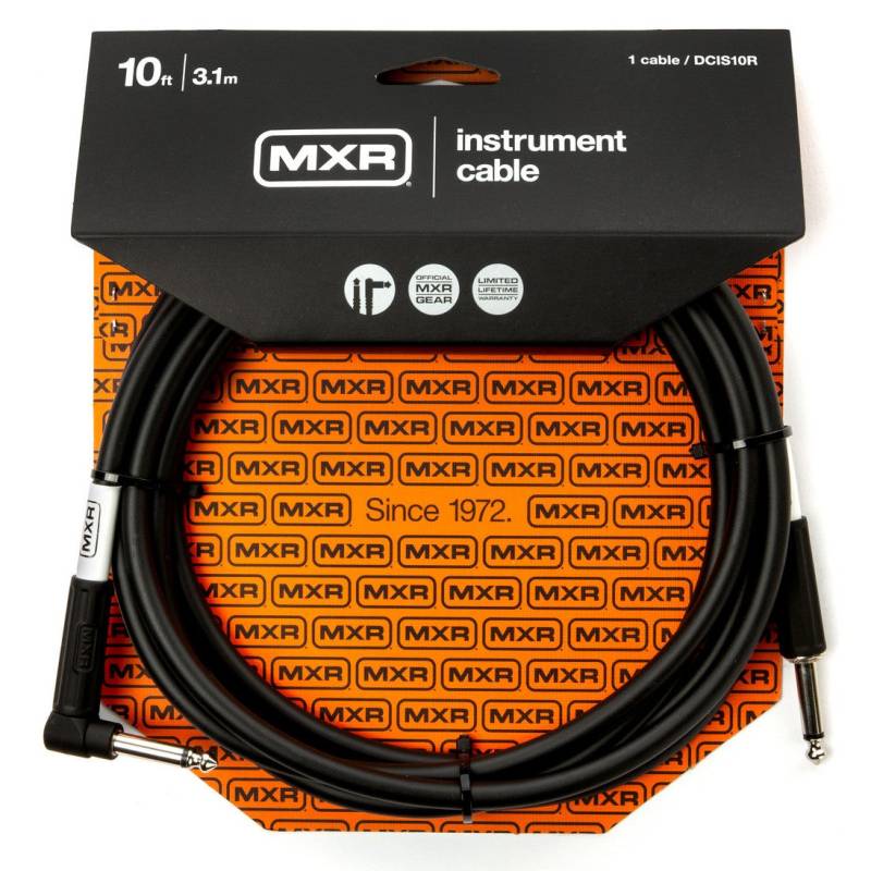 MXR DCIS10R Standard Right Straight Jack Cable, 3m von MXR